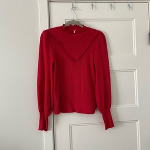 Red Free People seater with ruffle default size S